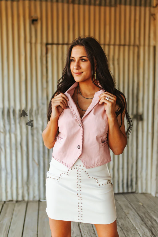 The Whiskey Creek Blush Vest