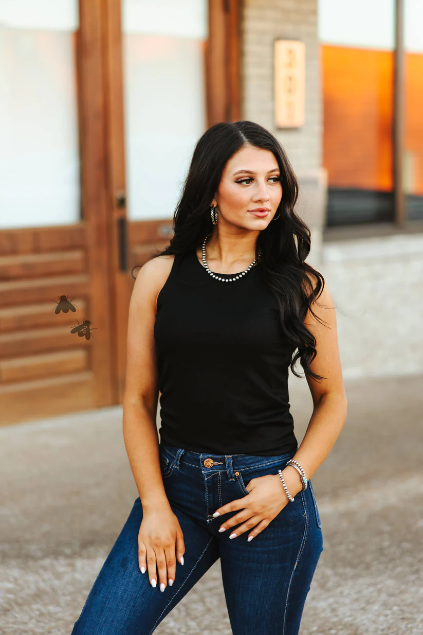 The Cloud Basic Midnight Tank Top
