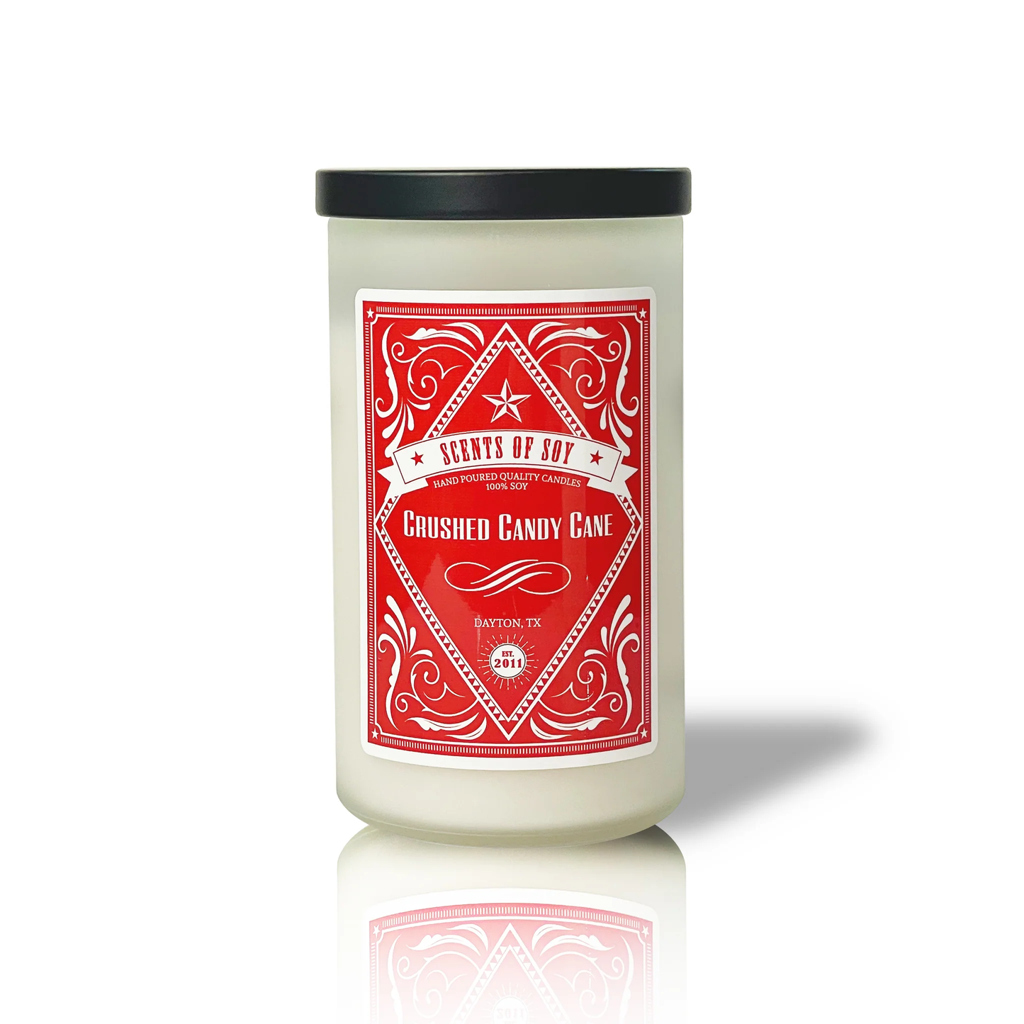 Rustic Tall Glass Soy Candle (Multiple Scents)