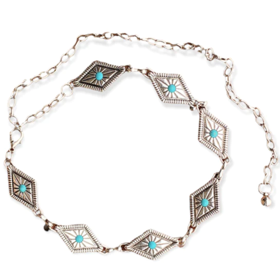 The Kids Turquoise Concho Belt (Multiple Styles)
