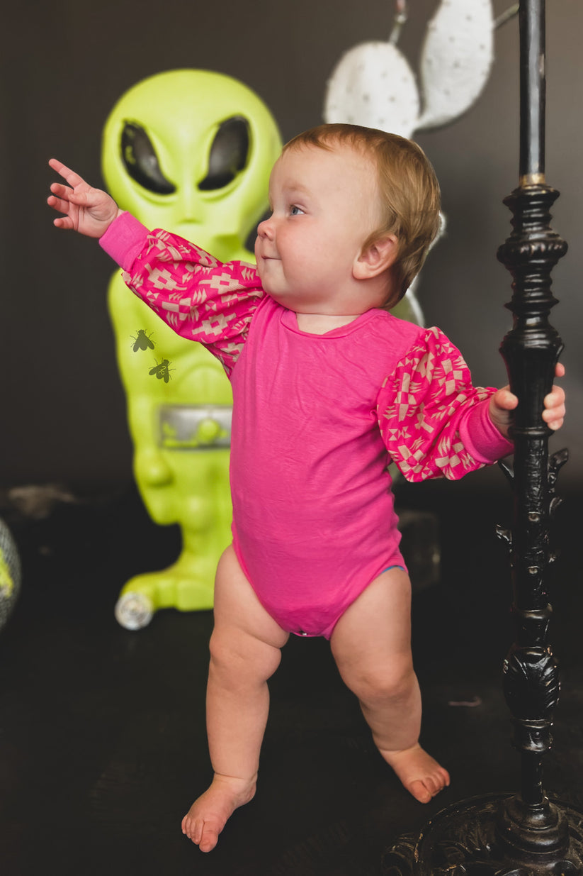 The Pink Girl Talk Top