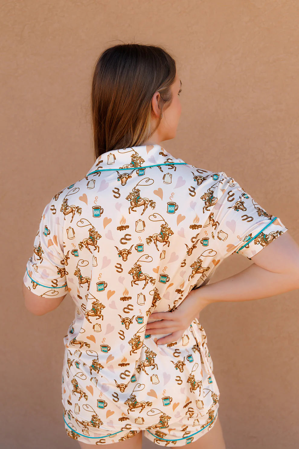 The Coffee Cowgirl Short Set PJ