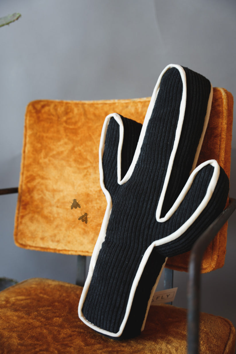 The Corduroy Kick a Cactus Shaped Pillow (Multiple Colors)