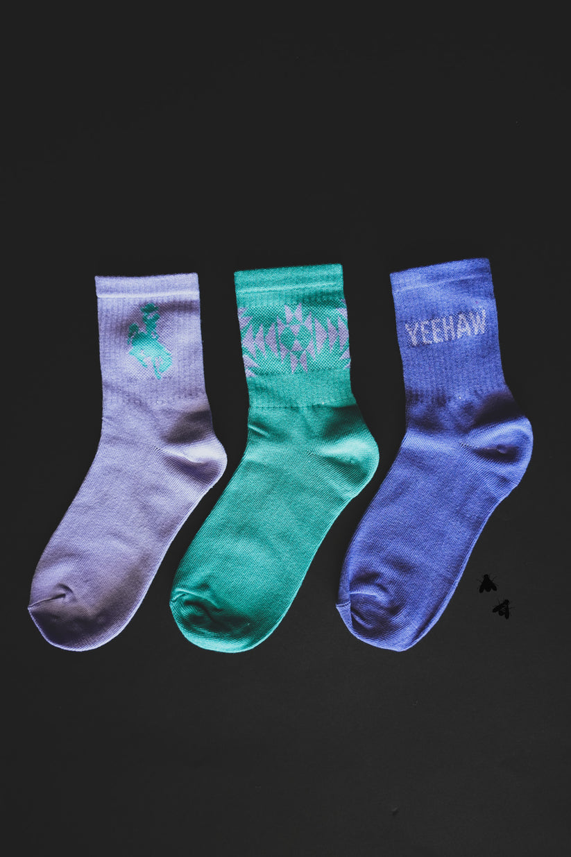 The Lala Lilac Sock Em Silly Set
