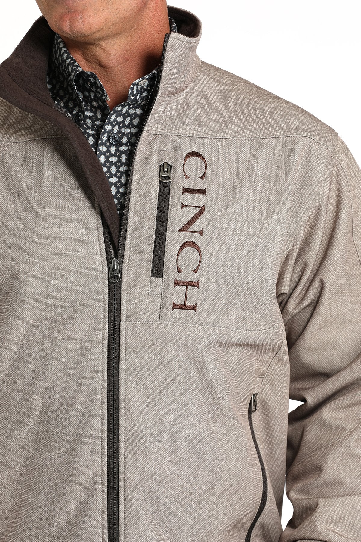 The Cinch Men's Tan Bonded Jacket