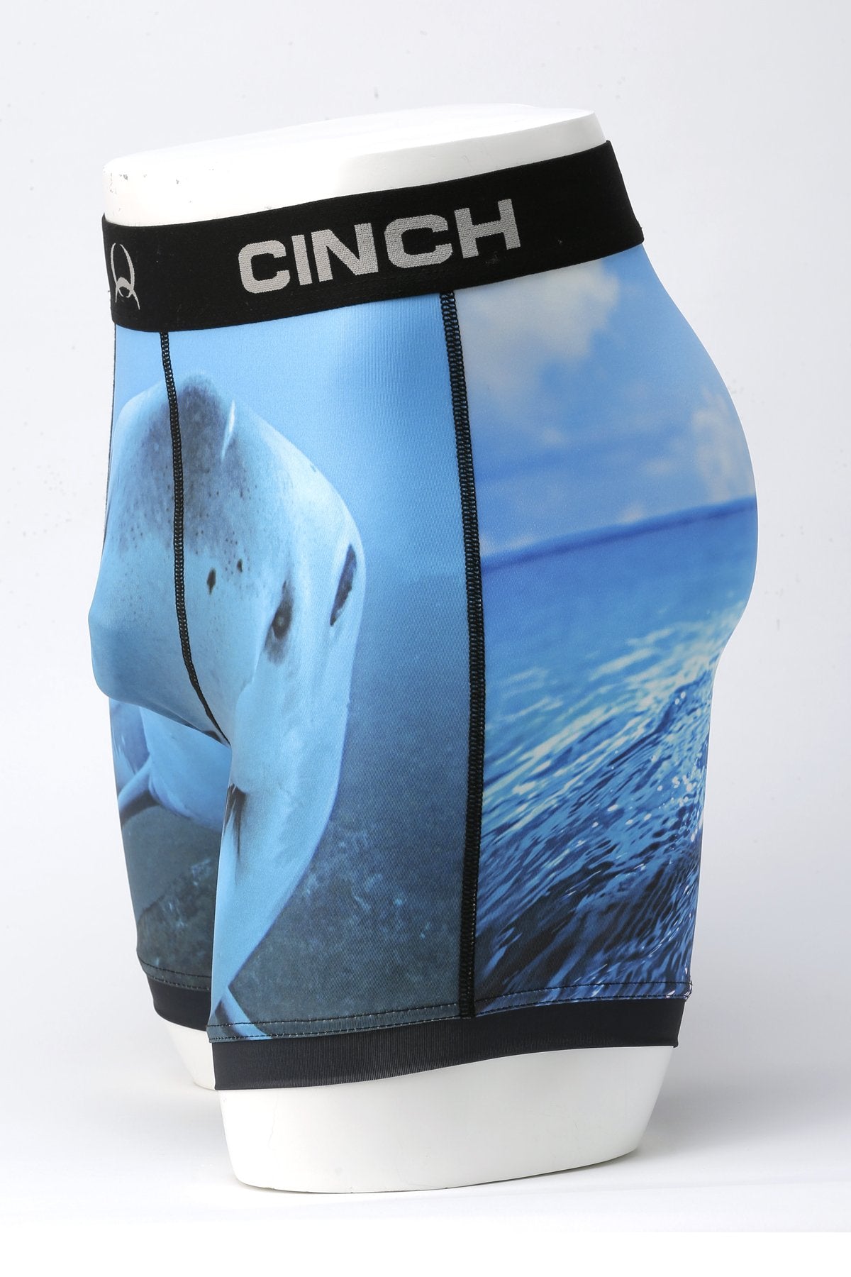 Cinch Mens Jaws Print 6" Boxer Briefs