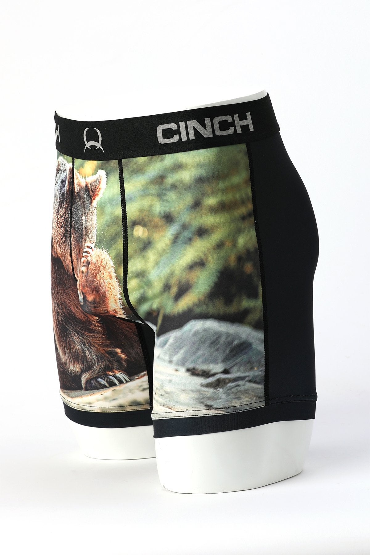 Cinch Mens Bear Print 6" Boxer Briefs
