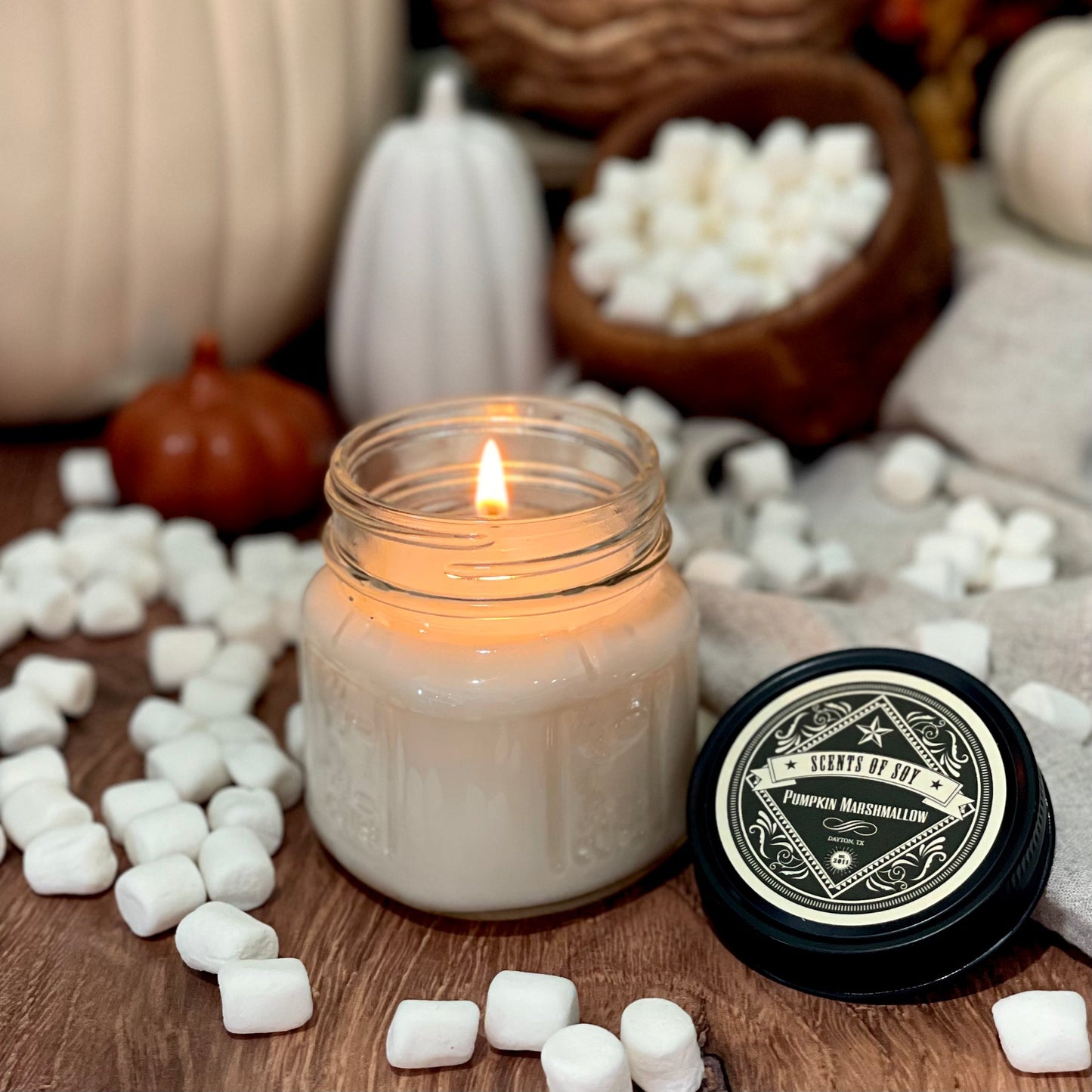 Mason Jar Soy Candle (Multiple Scents)