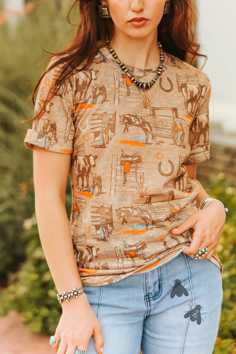 The Sunset Retro Ranch Tee