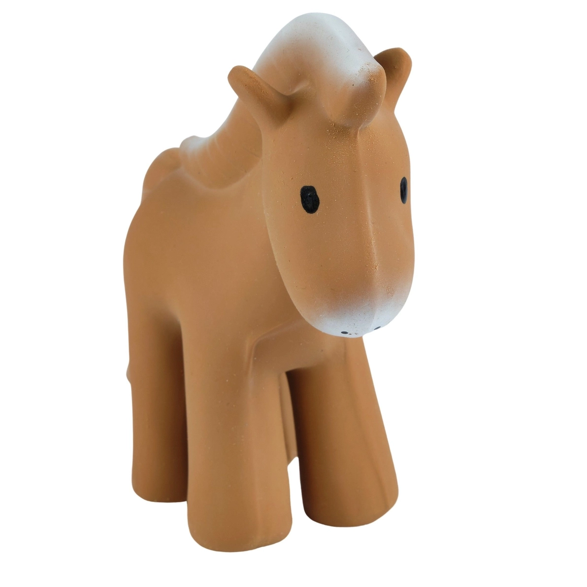 Natural Organic Rubber Teether, Rattle & Bath Toy