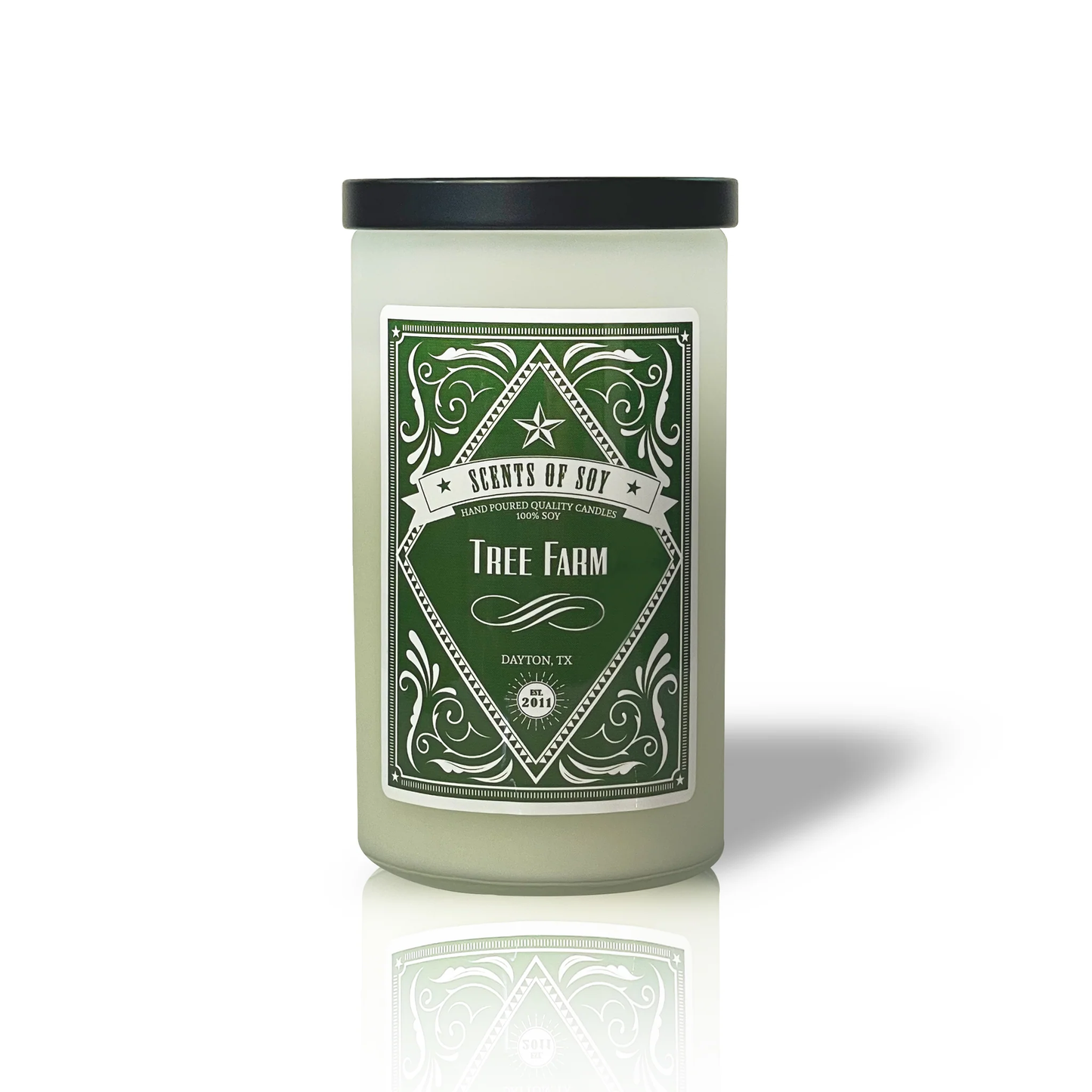 Rustic Tall Glass Soy Candle (Multiple Scents)