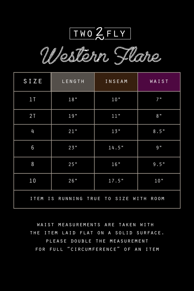 The Western Flare Kids Pants