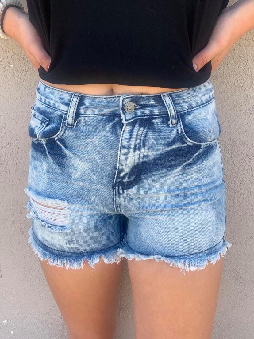 Crazy Train Shore Line Denim Jean Shorts