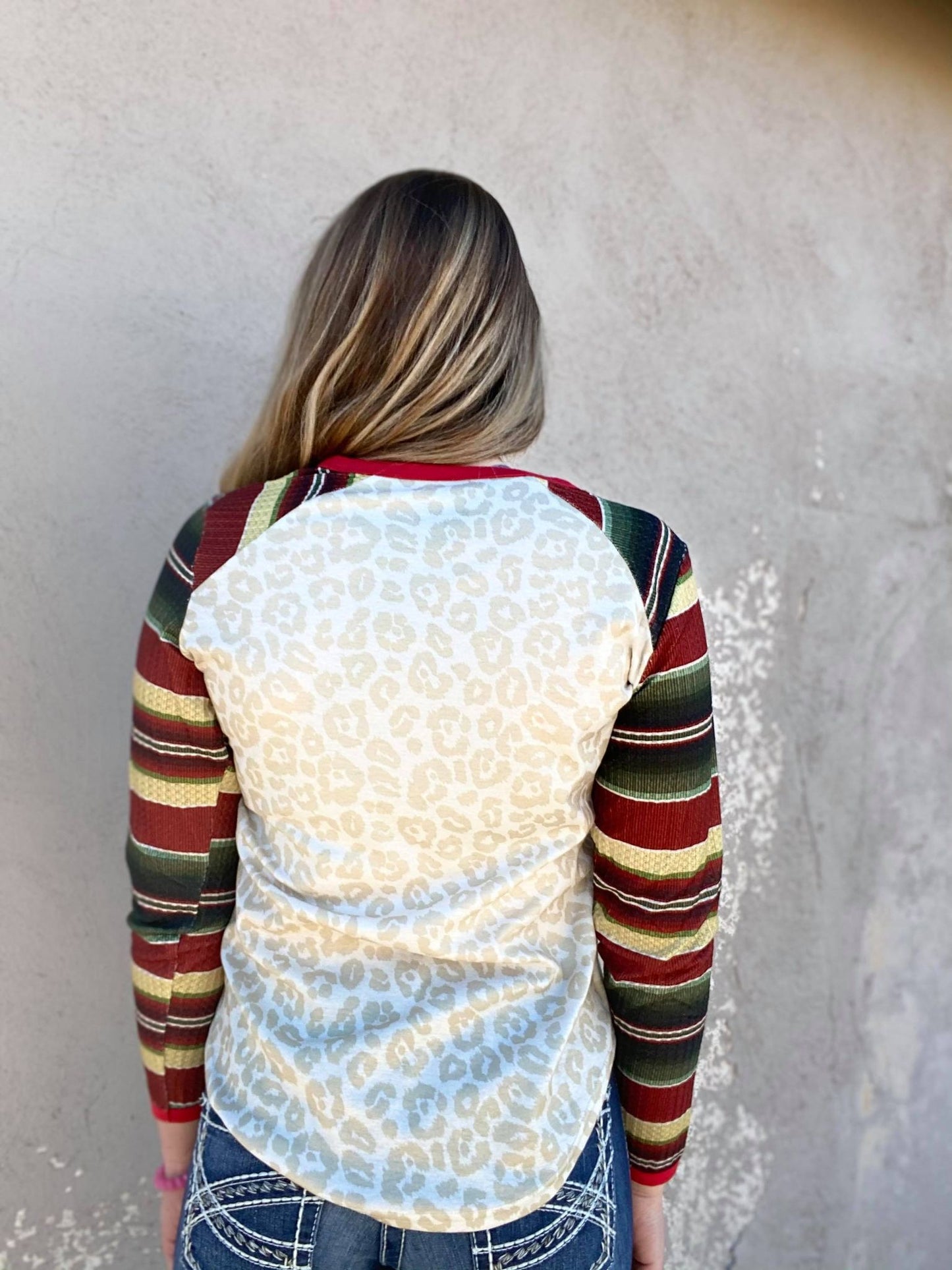 Crazy Train Rustic Wonderland Christmas Tree Top with Serape Sleeves