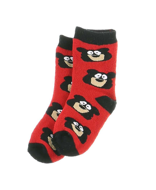 Bear Bum Red Infant Sock by Lazy One