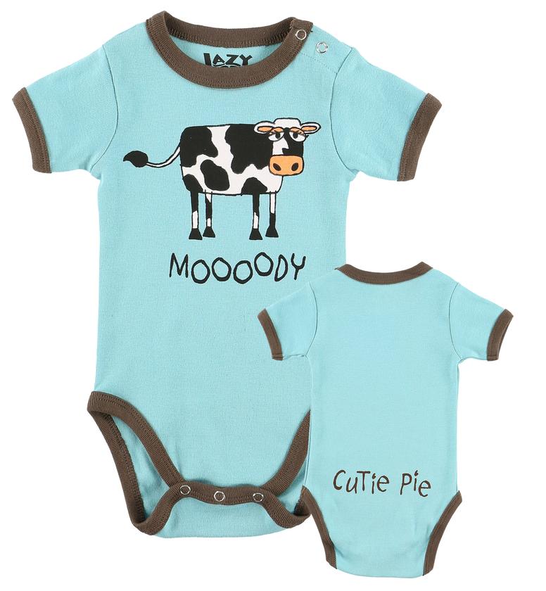 Big Country Moooody Onesie - Blue