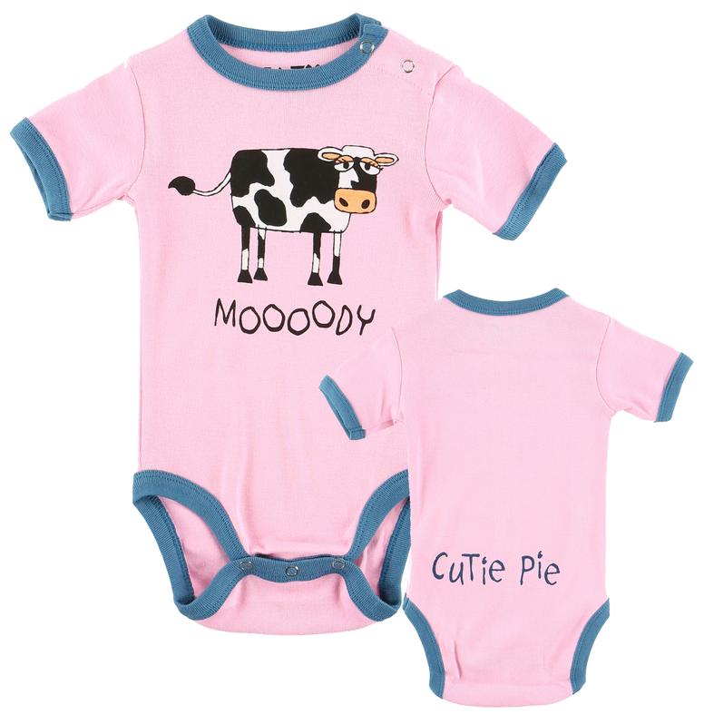 Big Country Moooody Onesie - Pink
