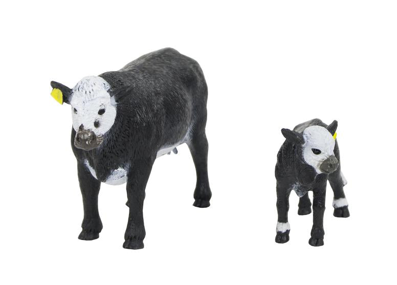 black baldy cow calf