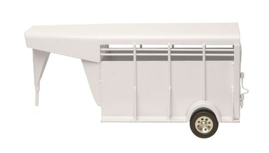 Gooseneck Ranch Trailer White