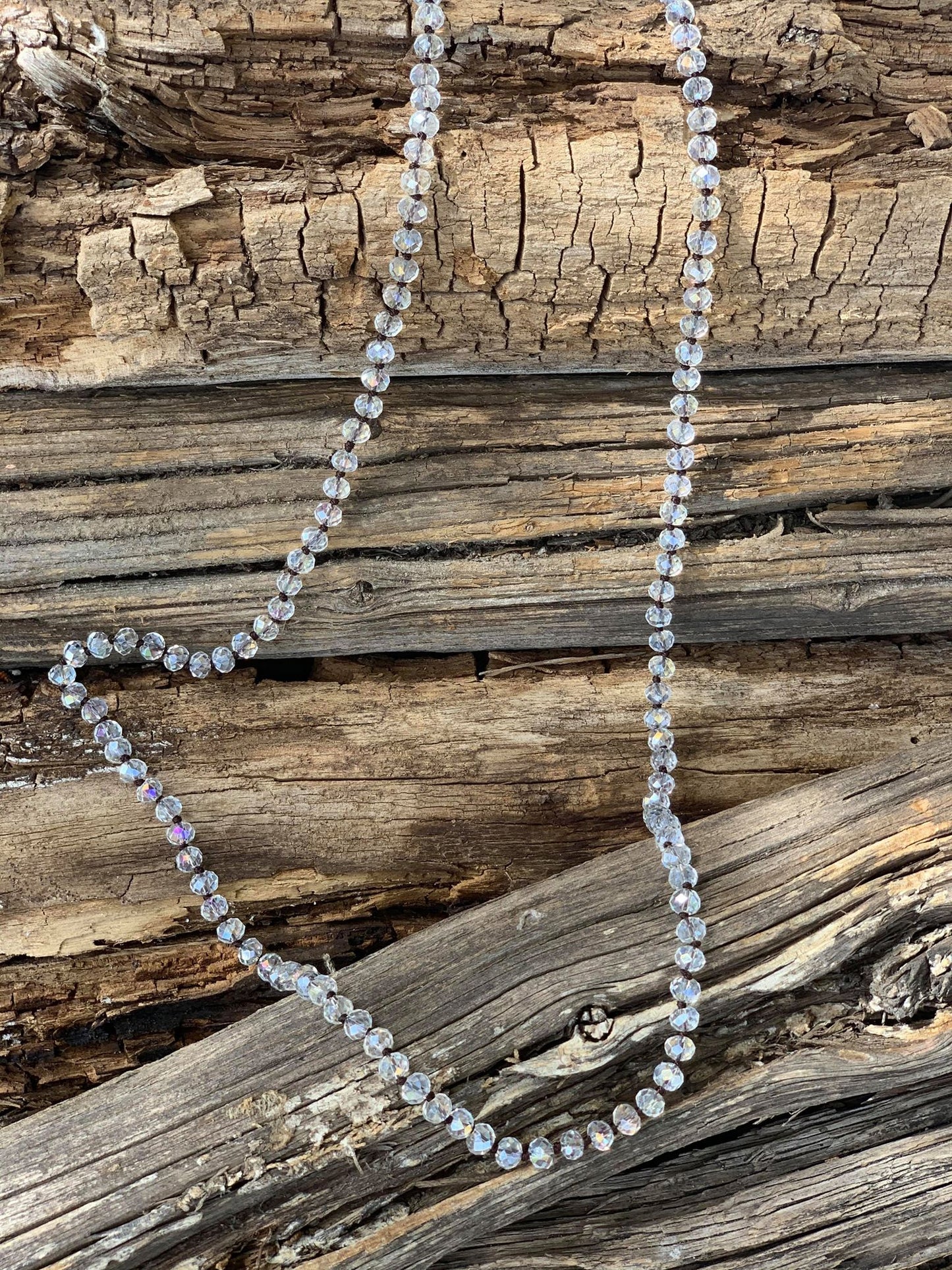 Crazy Train Beaded Necklace Layer Loops (multiple color options)
