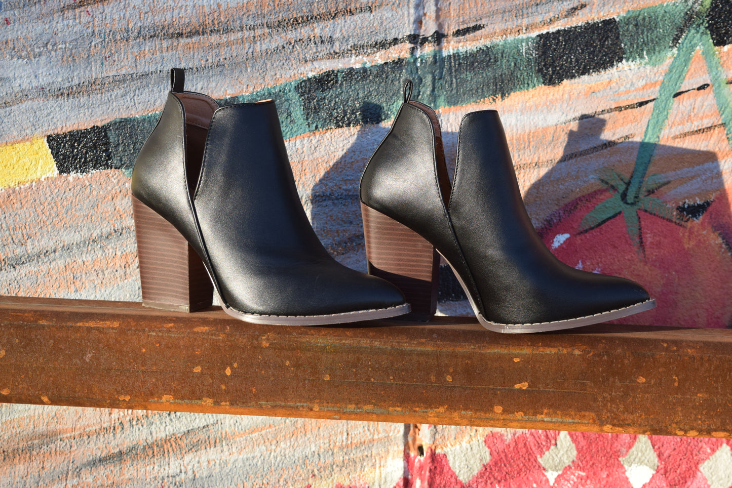 The Aces Black Booties