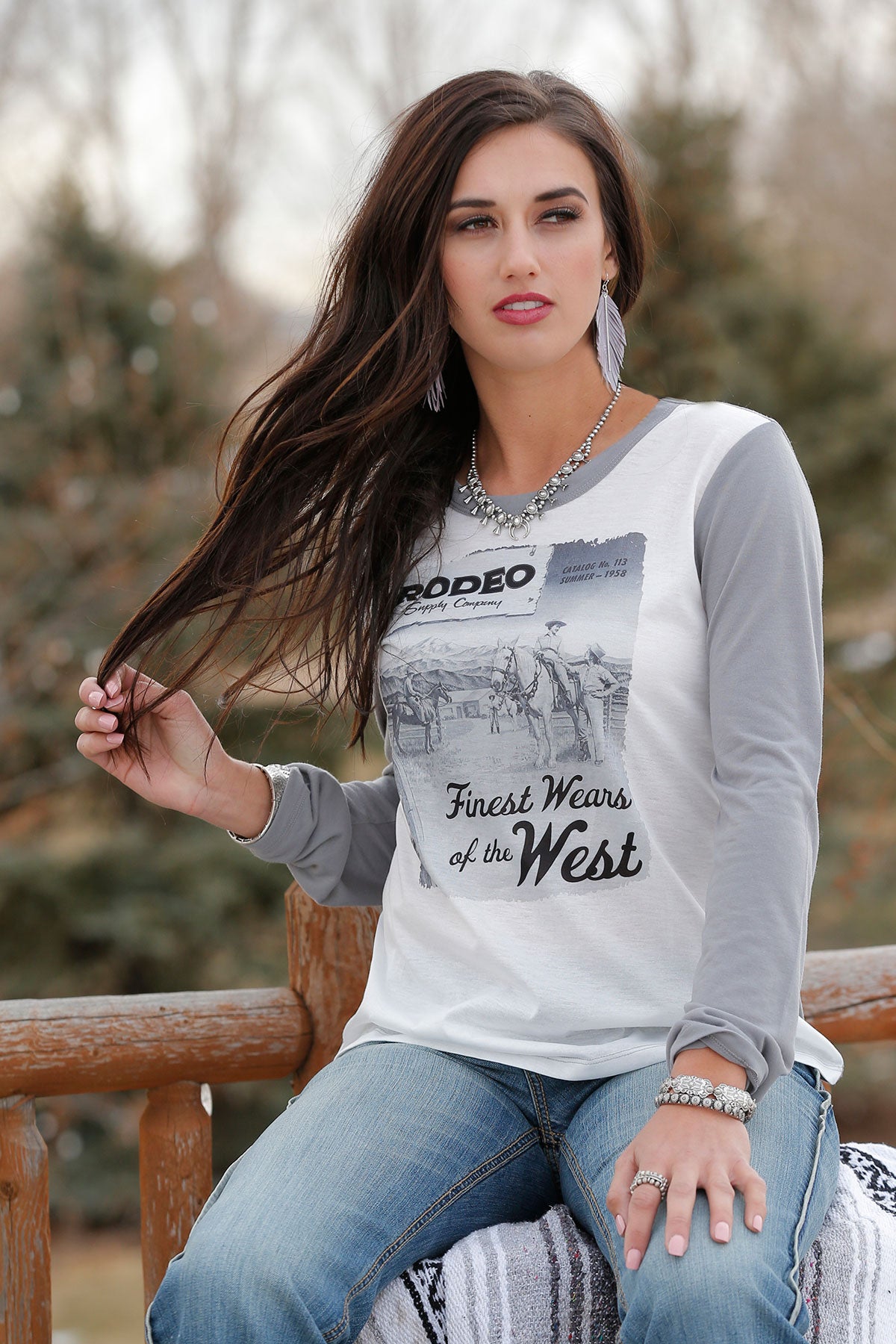Womens Cruel Girl Longsleeve Retro Graphic Tee