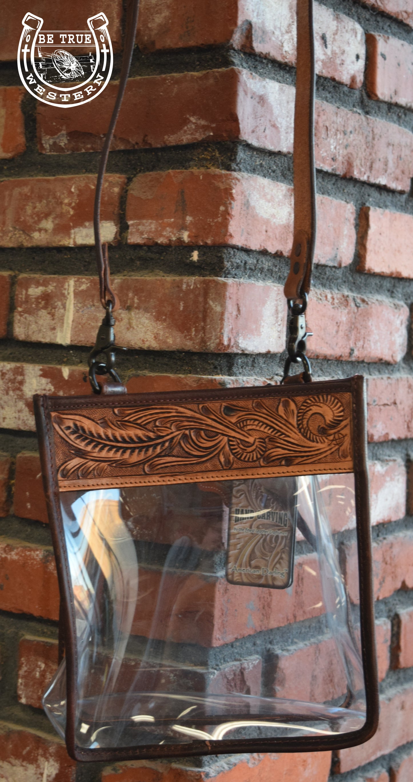 The Clear Leather Purse