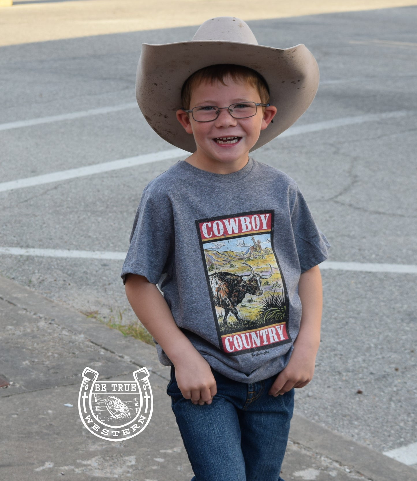 Kids Cowboy Country Graphic Tee