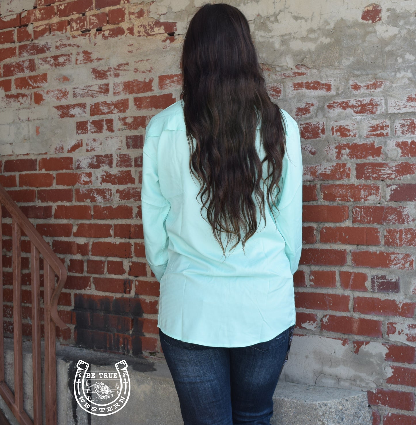 Hooey "Sol" Sea Foam Long Sleeve