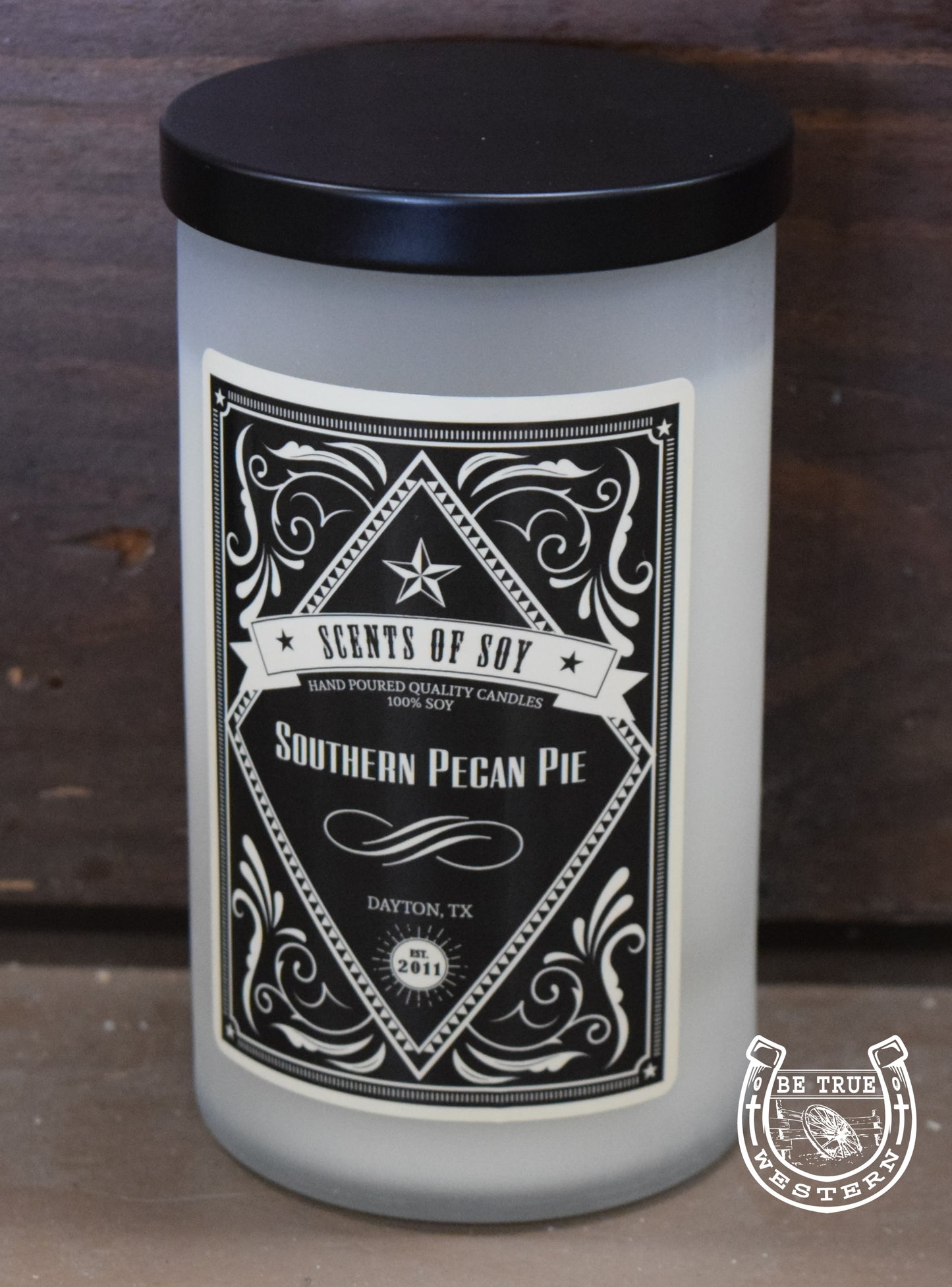 Rustic Tall Glass Soy Candle (Multiple Scents)
