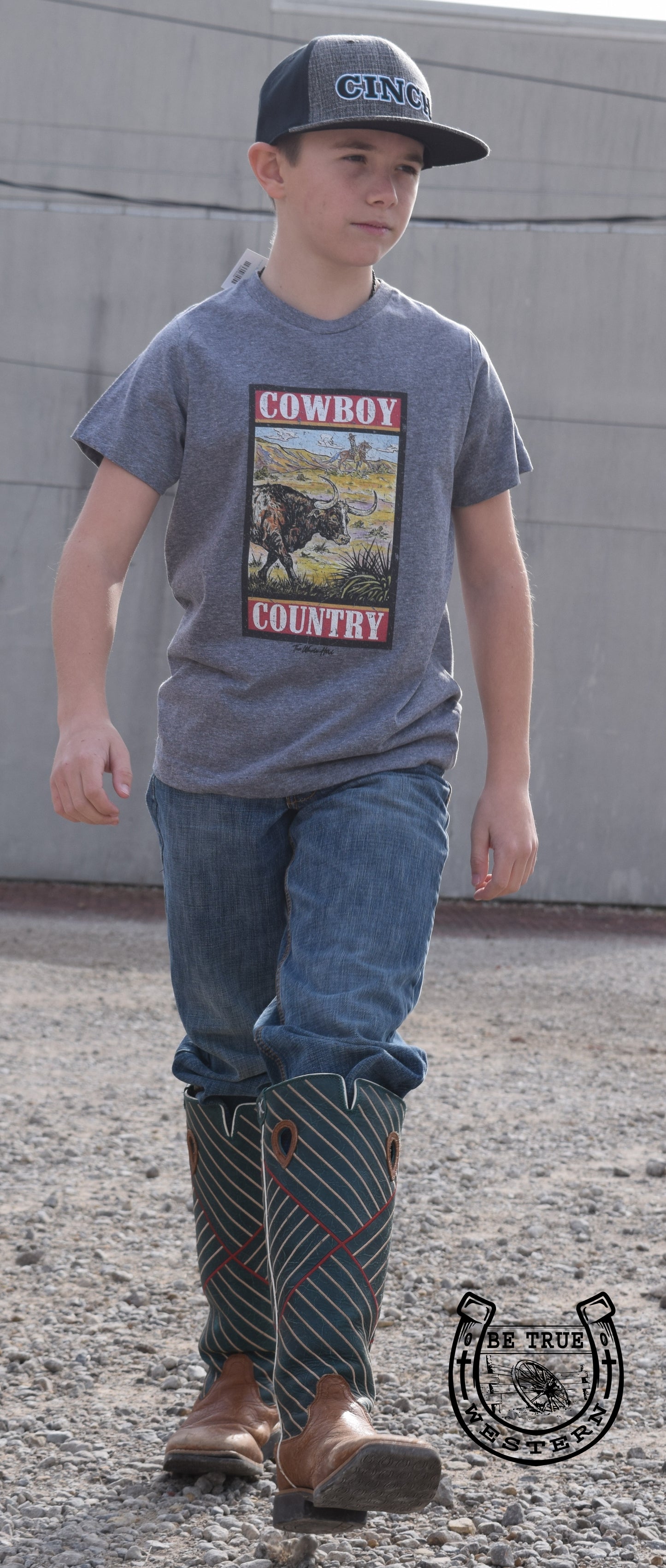 Kids Cowboy Country Graphic Tee