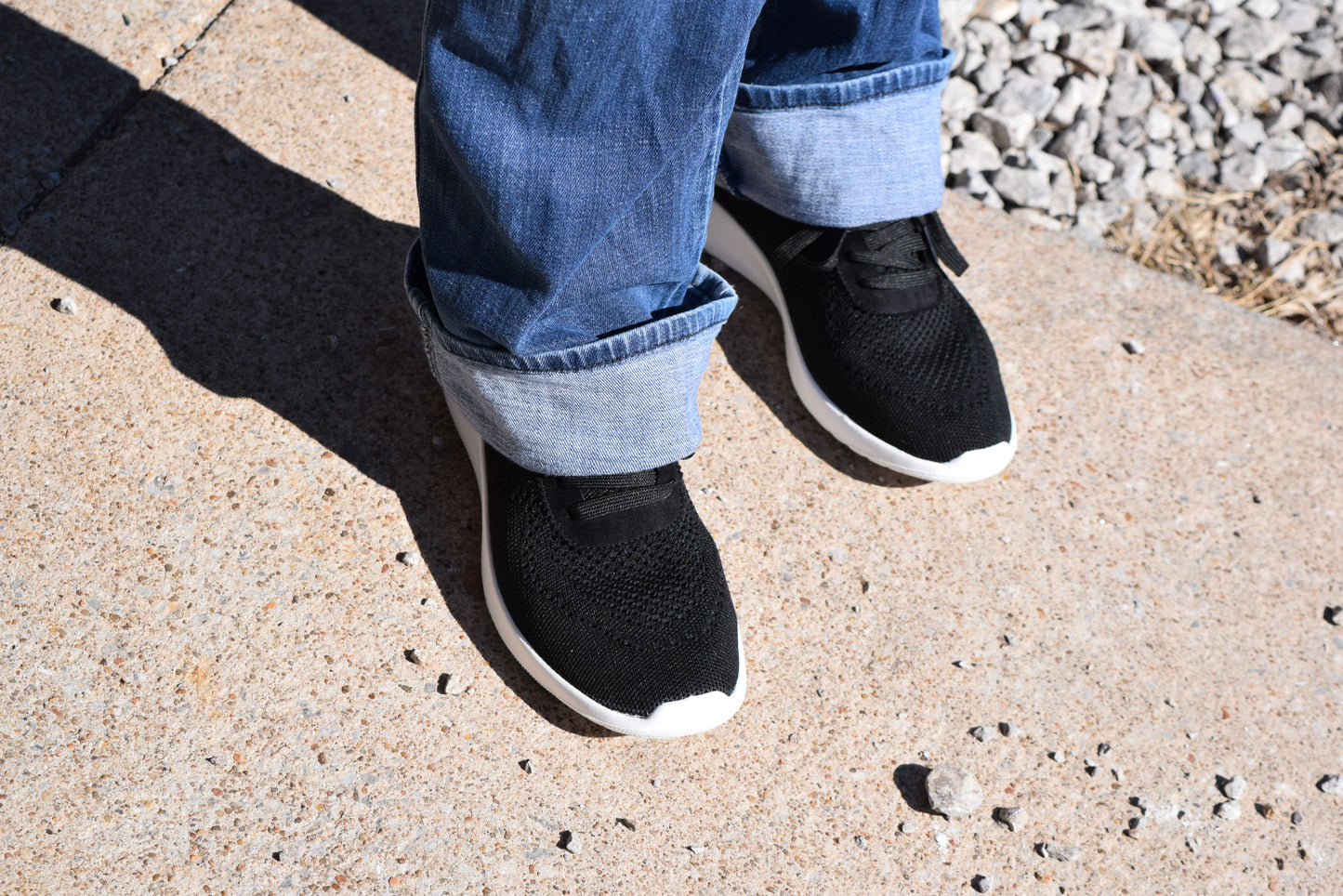 The Black Trisha Tennis Shoe