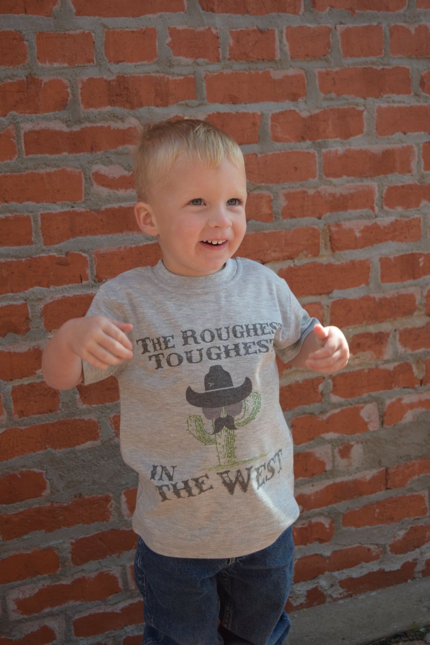 The Roughest Toughest Cactus Kids Tee