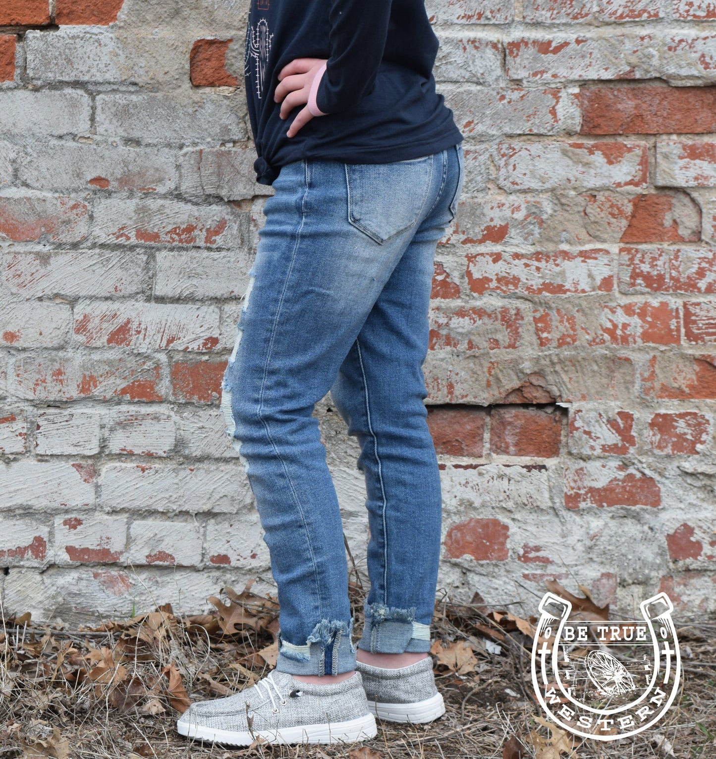 The Cole High Rise Kids Kancan Skinny Jeans