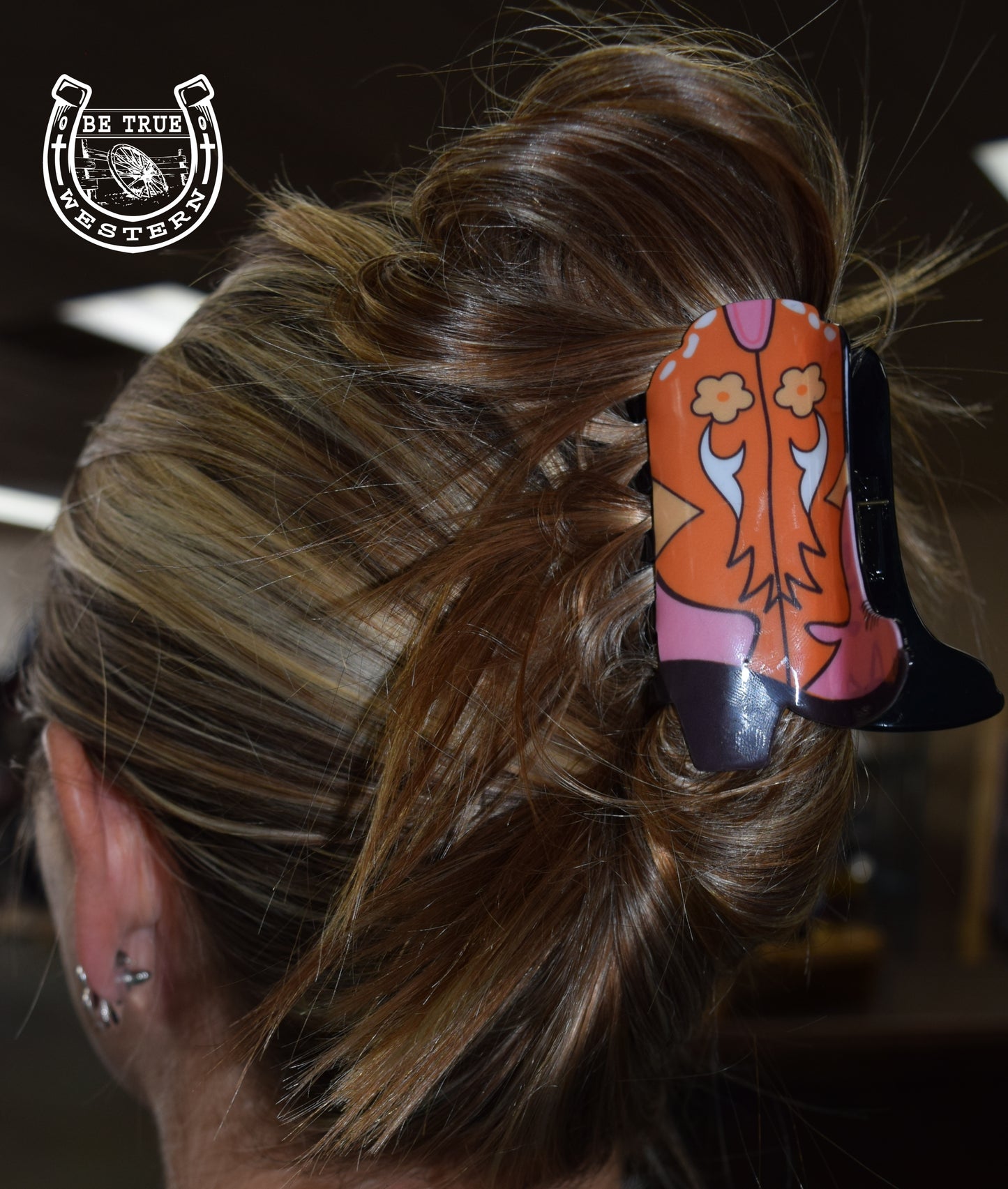 The Cowboy Boot Hair Claw