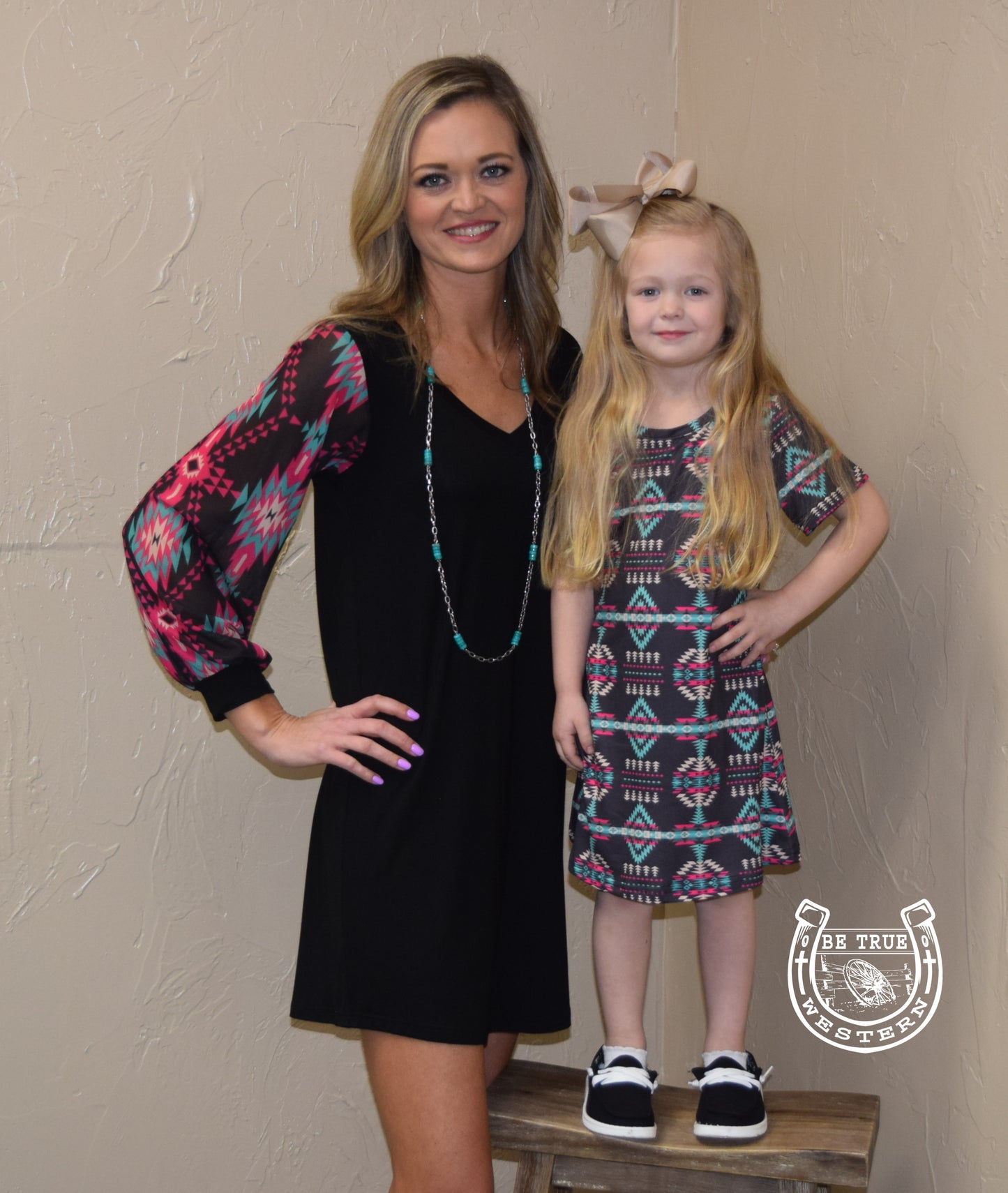 The Kids Drive me Insane Aztec Dress