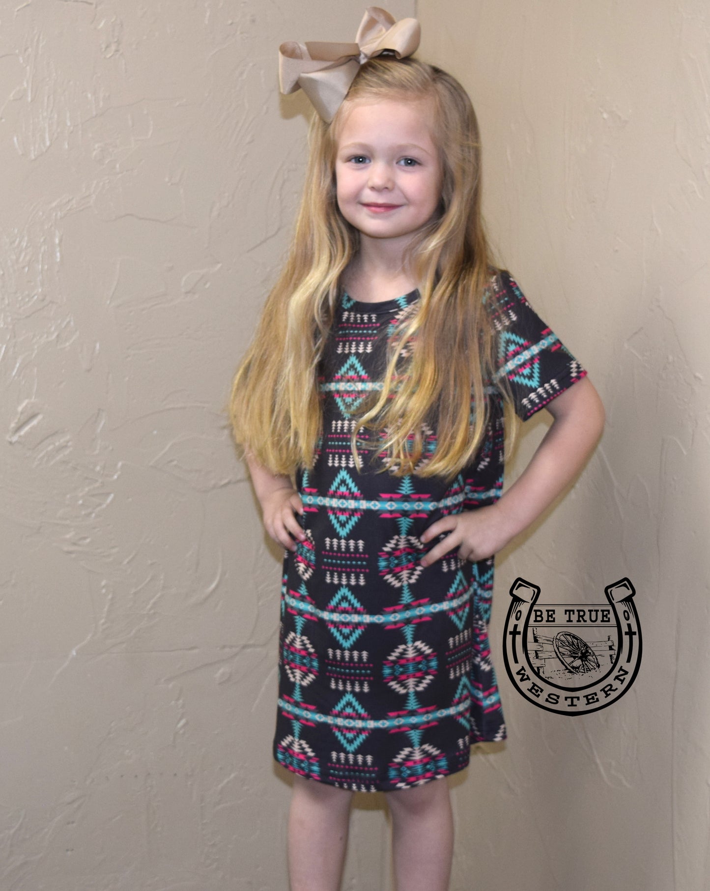 The Kids Drive me Insane Aztec Dress