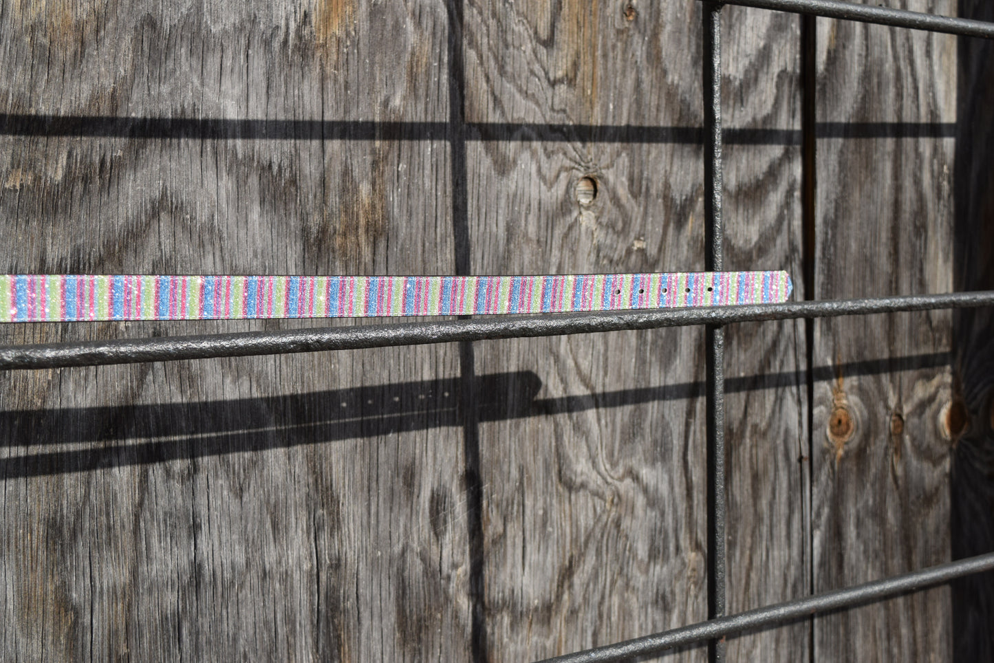 Girls Reversible Cactus Stripe Multicolored Belt