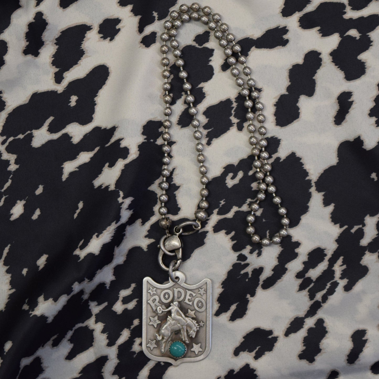 The Bronc Rodeo Back Number Pendant Necklace