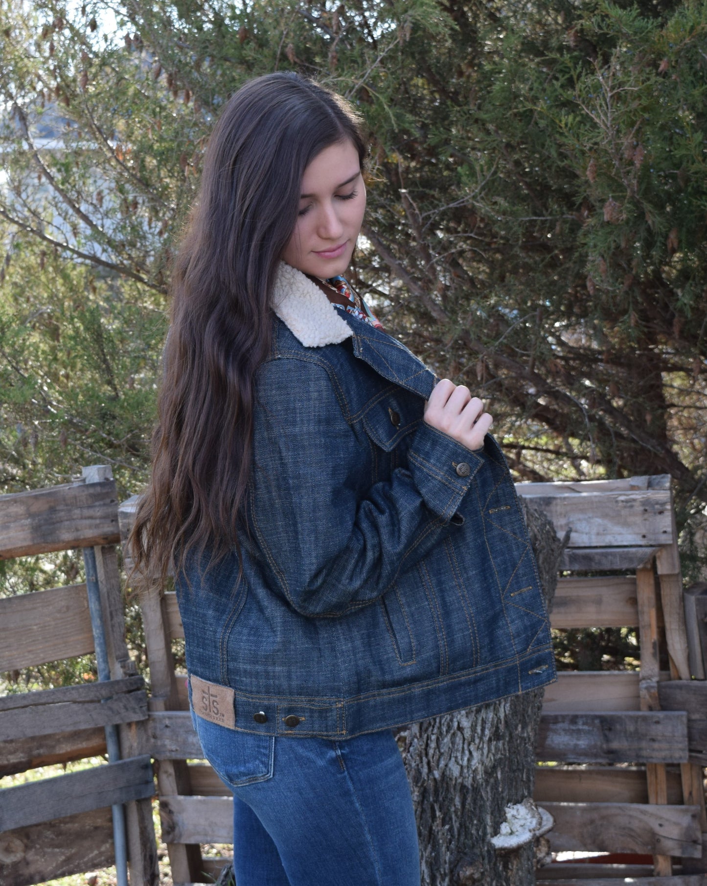 STS Women's Riggins Denim Sherpa Lined Jean Jacket