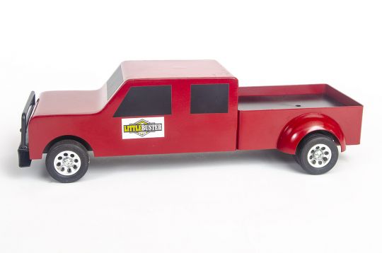 4 Door Dually Truck Red