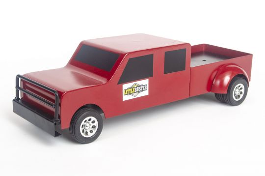 4 Door Dually Truck Red