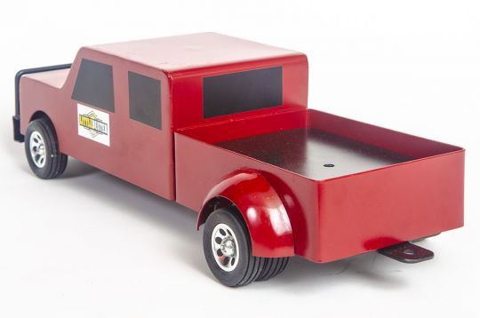 4 Door Dually Truck Red