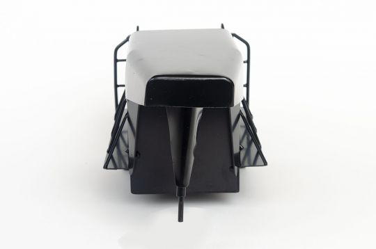 Gooseneck Half Top Trailer Black