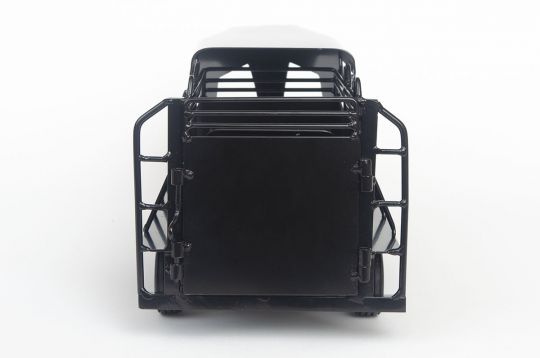 Gooseneck Half Top Trailer Black