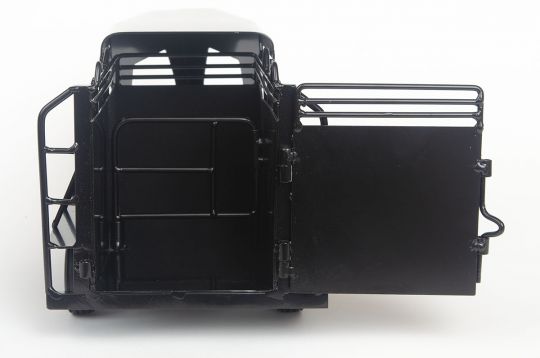 Gooseneck Half Top Trailer Black