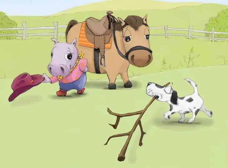 The Little Buckaroom and Lou Book