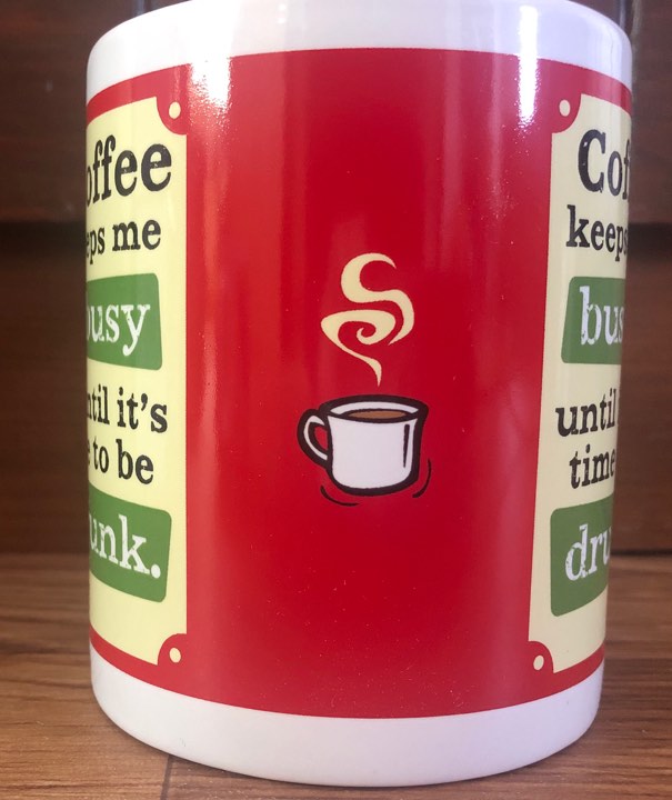 Leanin' Tree Coffee Keeps Me Busy Gift Mug