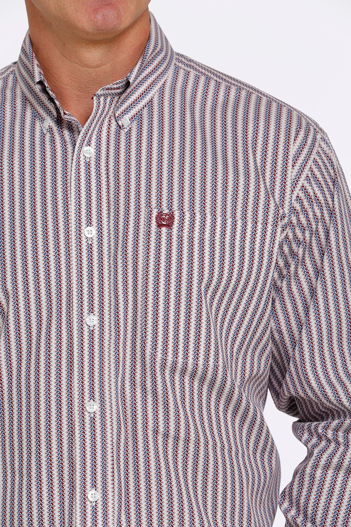 Mens Long Sleeve Cinch Shirt