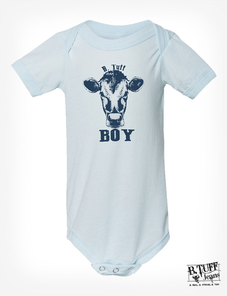 B Tuff BABY BLUE ONESIE
